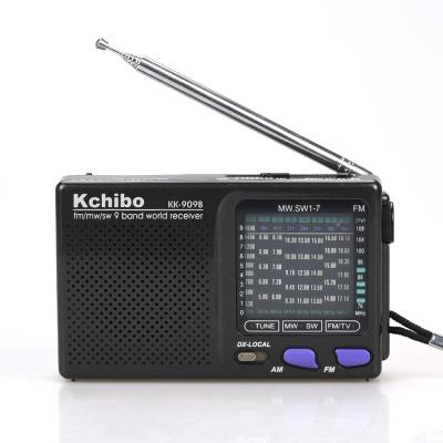 China Super High Sensitivity Multiband Fine Stamp Receiver Manufacturer Exporting Kchibo Portable Radio for sale