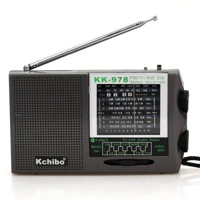 China 2019 hot sale good shape fm tv mw portable world receiver multiband radio for sale