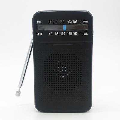 China High Sensitivity DSP Radio Classic Black 2020 Mini Pocket Radio Walmart AM FM for sale