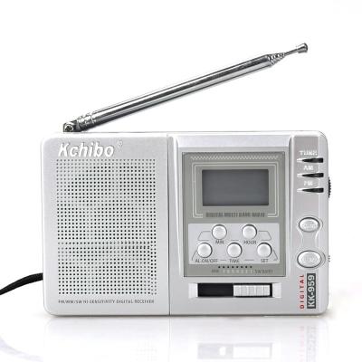 China High Sensitivity FM/MW/SW 9 Band Portable Radio With Digital Display for sale