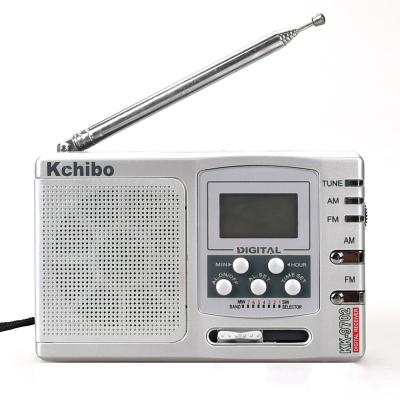 China 360Â ° FM/MW/SW1-7 Antenna High Sensitivity Digital Display Radio With Clock for sale