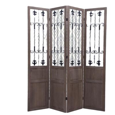 China Eco-friendly Decorative Panel Metal Wall Divider Nordic New Design Room Divider for sale