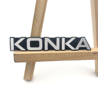 China China Electrical Appliances Logo Die Cut Brushed Aluminum Expanded Metal Nameplate for sale