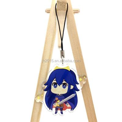 China Souvenir Gifts Promotion Anime Charms Double Side Printing Custom Acrylic Key Chain for sale