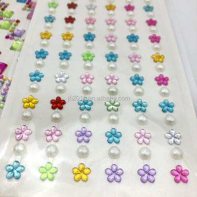 China DIY Sticker Diamond Sticker Decorative Rhinestone Crystal Decoration Stickers 3D Kids Girls Kids Toys Stickers for sale