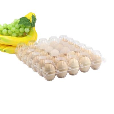 China China Food Grade Stylish Blister Clear Egg Tray Plastic Egg Cartons Plastic 30 Hole Egg Carton for sale