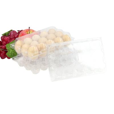 China Stylish Wholesale Biodegradable Plastic Egg Tray 15 Hole 3*5 Plastic Commercial Egg Tray for sale