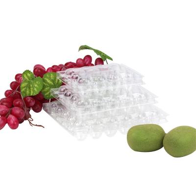 China Stylish China Manufacturers Customized Top Blocks Quail Plastic Egg Packing Tray 12 20 30 Holes for sale