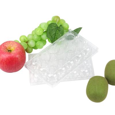 China China Elegant Food Grade Blister Clear Egg Tray Plastic Quail Egg Cartons With Plastic Snap for sale