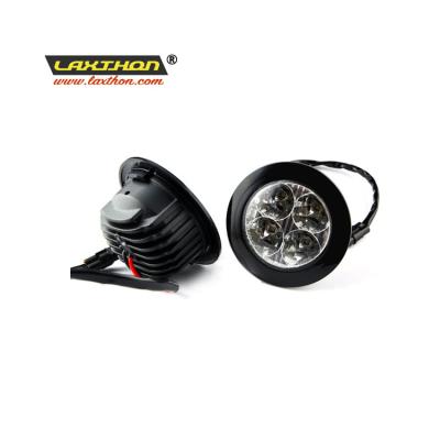 China Daytime running light 406HP round shape 4W car led led drl with E-mark E4 R87 for sale