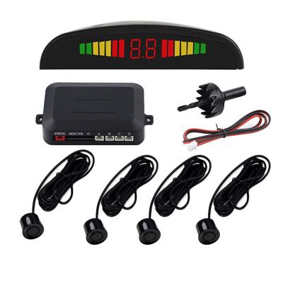 China Universal Car Parking Assist Parking Sensor Assist System 4 Reverse Sensors With Led Display for sale