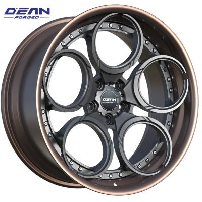 China Aftermarket rims DEAN #5106P2 Forged Wheels 4x100 Custom Wheels Racing Aluminum Alloy 2 Piece Wheel 18-22inch For Cars Modification for sale