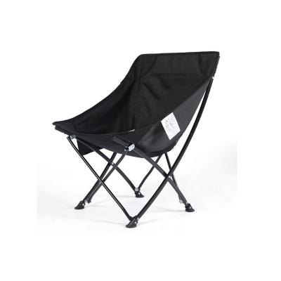 China Various modern high quality outdoor light folding moon chairs camouflage camping children's black seats for sale