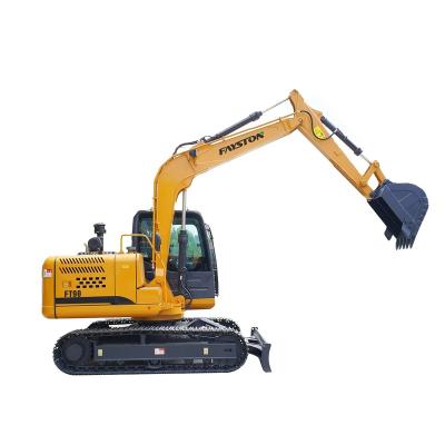 China Best Small Crawler Stores Chinese Mini Low Fuel Consumption Excavator Construction Material Excavator For Sale for sale