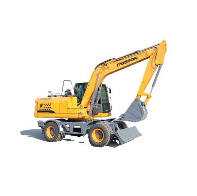 China Construction Material Shops 2021 Hot Sale Doosan Construction Machinery Design FT135W Wheel Excavator For Sale for sale