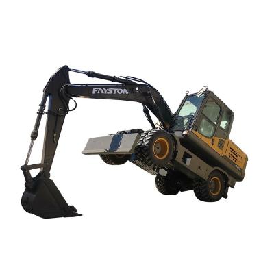 China Building material stores factory design direct hydraulic full wheel excavator for sale price for sale