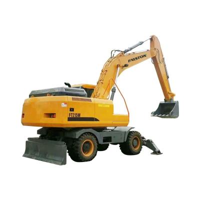 China Construction Material Shops Brand New 20 Ton Heavy Duty Wheel Excavator With ZF System for sale