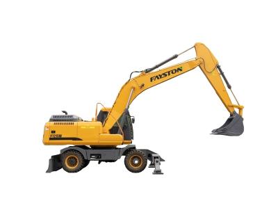 China Construction material shops 20 ton brand new CAT design wheel excavator with hammer for sale for sale