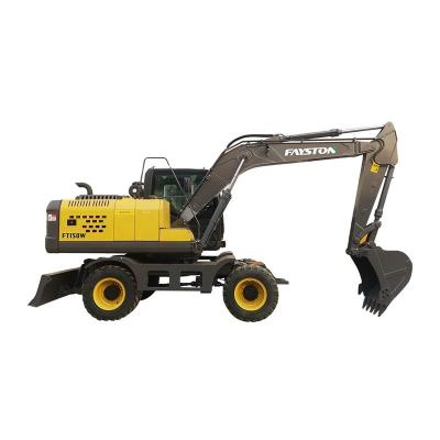 China Building Material Stores FT150W Wheel Excavator Popular Wheel Excavator For Sale In June for sale