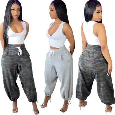 China Women's Pants Summer Casual Trousers High Waist Fashion Casual Pants Wholesale Breathable Sports Woman for sale