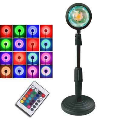 China Indoor Lighting Pretty New Dumb 16 Standing Lights RGB Sunset Lamp Remote Atmosphere Rainbow Colors Projector With Outdoor for sale