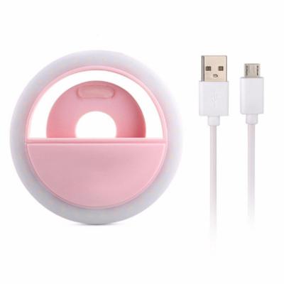 China ABS Beauty Ring Light Smart Phone Selfie Light Self-timer Popular Portable Led Female Artifact Fill Light for sale