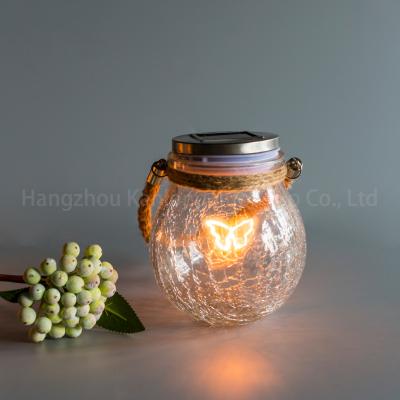 China Valentine Newish 2021 Hanging Solar Led Glass Jar Night Light Valentine's Day Gifts For Friend for sale