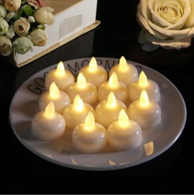 China 2022 pretty new dia3.7*4cmIndoor 1led T light flameless cheap flameless candle for wedding for sale