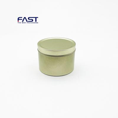 China Tin Box Cheap Price Candle Eco-friendly Jars Herbal Candle Tin Cans With Metal Lid for sale