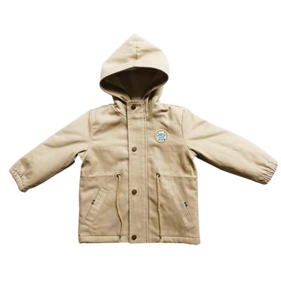 China Autumn QUICK DRY Cozy Parka Coat Fashionable Casual Zipper Cotton Padded Children's Jacket for sale