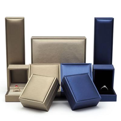 China Packaging Customized Display Case Bracelet Jewelry Holder Storage PU Leather Box for sale