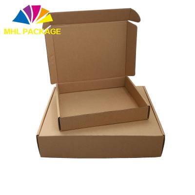 China Disposable Logo Print Corrugate Paper Tuck Top Mail Gift Drop Shipping Box for sale