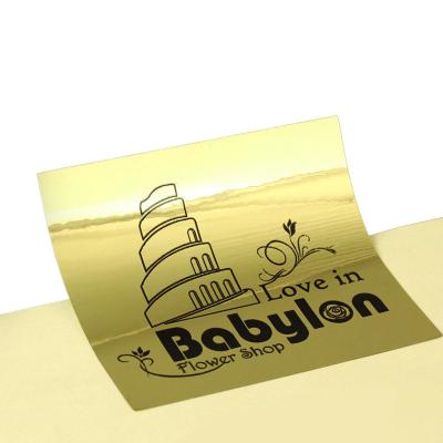 China Scratch Off Printing Gold Foil Packaging Stickers Custom Caution Label for sale