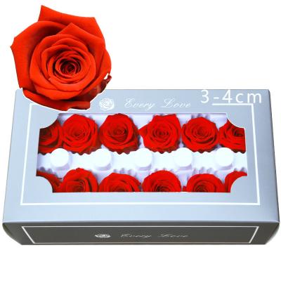 China Wedding Valentine Preserved Festival Package Canned Flowers Gift Ornament Rose for sale