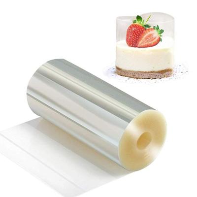 China Water Soluble Food Grade Individually Wrapped Clear Cake Cupcake Wrapper for sale