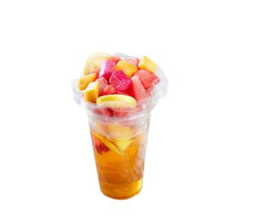 China DOUBLE WALL Disposable Packaging Plastic Milk Tea Cup Dry Ice Snacks Holder for sale