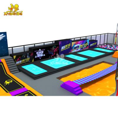 China Durable Professional Kids Adults Trampoline Commercial Park for sale