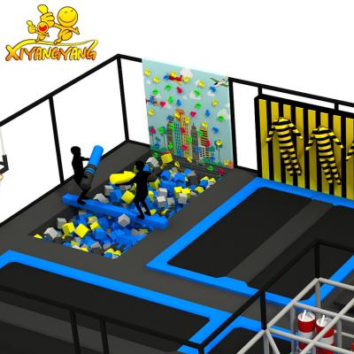 China Durable Popular Indoor Trampoline Park Equipment Mini Indoor Jumping Playground Equipment for sale