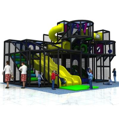 China Plastic Playground Kids Amusement Park Indoor Playground Equipment, Large Slide Indoor Playground Sale for sale