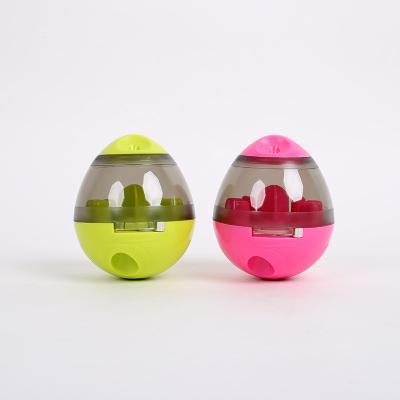 China Viable Permeable Toy Amusement Toy Pet Food Tumbler Ball Toy Interactive Dog Toy for sale