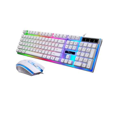 China For Home Office YC RGB illuminated keyboard and mouse set mechanical feel keyboard and mouse for computer for sale