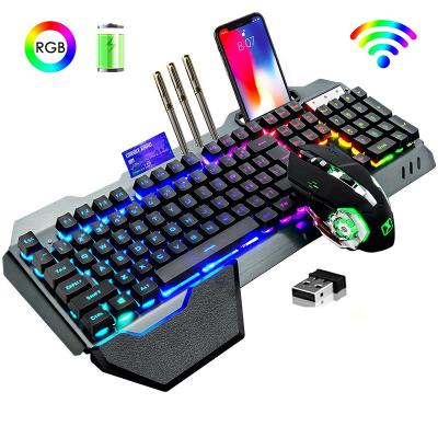 China K680 Waterproof Rechargeable Mechanical Gaming Keyboard Feeling Wireless Mouse Combo for sale