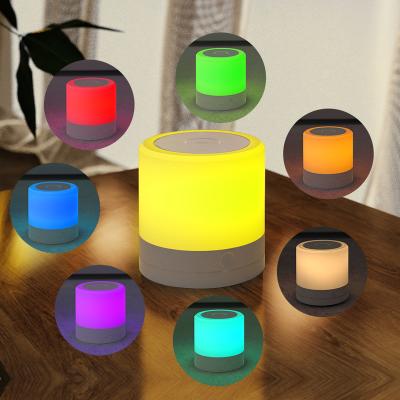 China Modern Smart Flashing Led Night Lights Night Light RGB Table Lamp Sensor Changing Led Night Light for sale