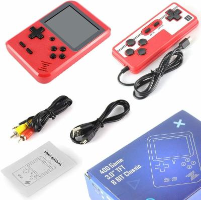 China Game Playing Super Game Box Retro Classic Two Player Machine Handheld Game Console 400 In 1 for sale