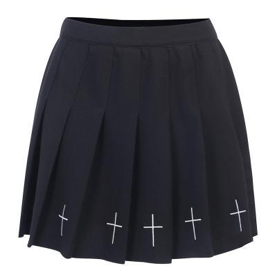 China Teenage Size Mini Skirts For Girl Women Dry Cleaning Spring High Fashion Macarons Solid Color Lolita Pleated Skirts for sale