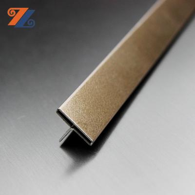 China Hongwang Free Sample 1.0mm Modern Decorative Polished Stainless Steel Tile Trims For Wall Decoration for sale