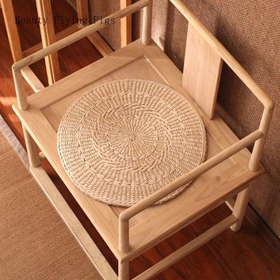 China Direct Selling Viable New Style Straw Tatami Futon Cushion Rural Meditation Worship Buddha Floor Mat Chair Floor Grass Mat for sale