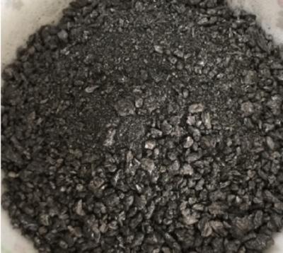 China 3mm 6mm Black Calcined Pet Coke 1.5% Volatile 8% Ash For Recarburizer for sale