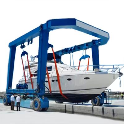 China Gantry Crane Heavy Duty Mobile Boat Lifting Crane for yacht move for sale