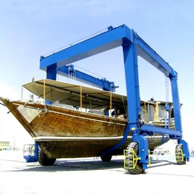 China Gantry Crane Factory Price Heavy Duty Boat Yacht Lifting Gantry Crane Made In China for sale